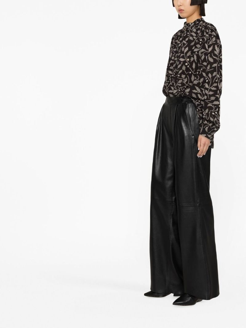 floral-print blouse - 3
