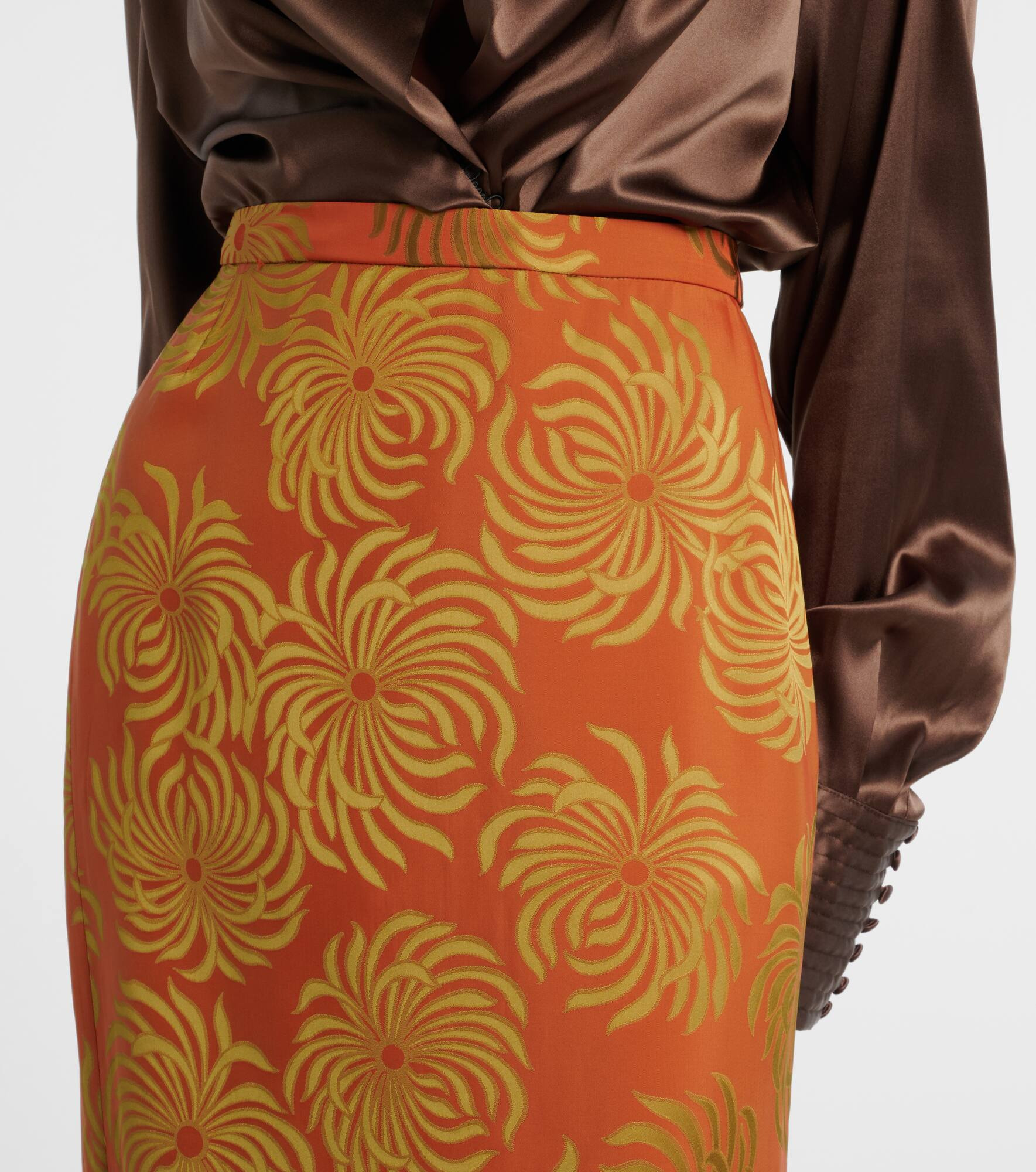 Printed midi skirt - 4