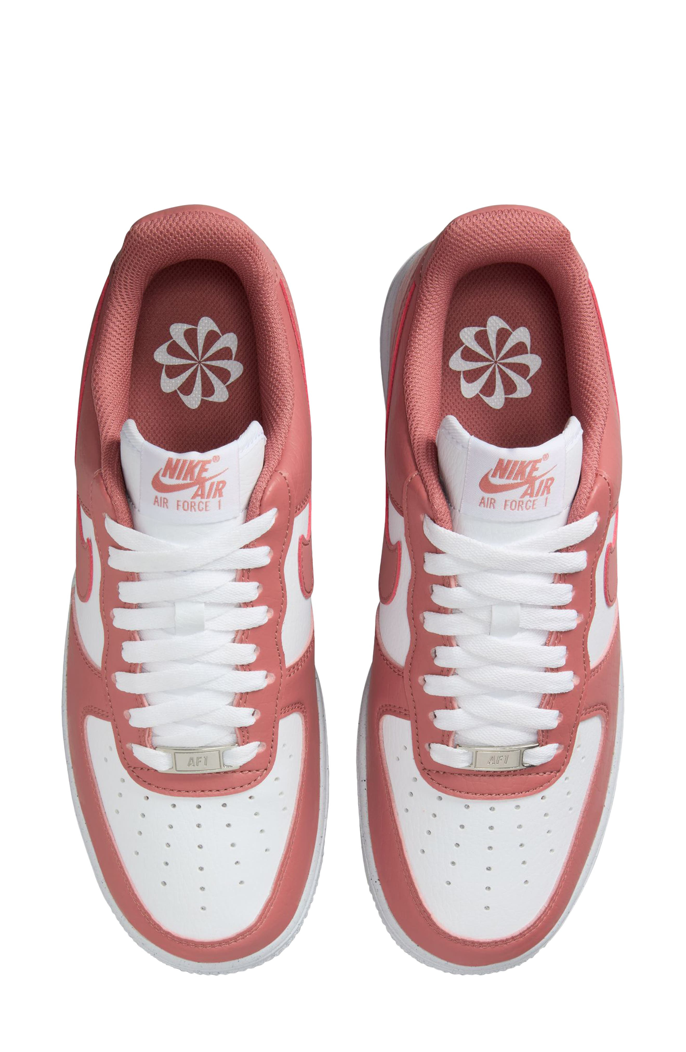 Nike Air Force 1 '07 SE Sneaker in White/Pink/Metallic Silver at Nordstrom - 3
