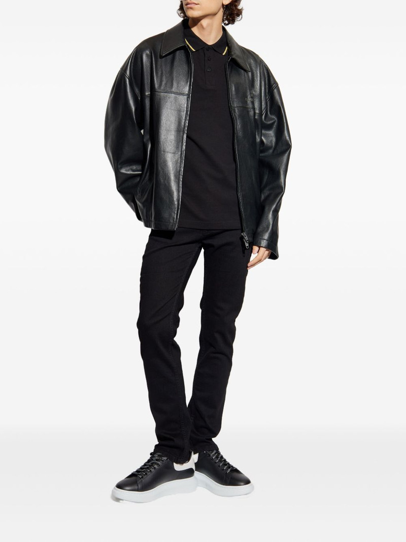 VERSACE JEANS COUTURE logo-embroidered polo shirt outlook