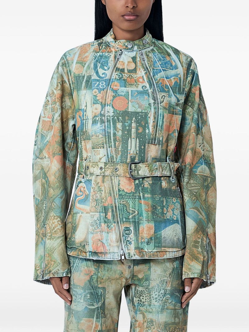 x Levi's Carina belt-detail jacket 1