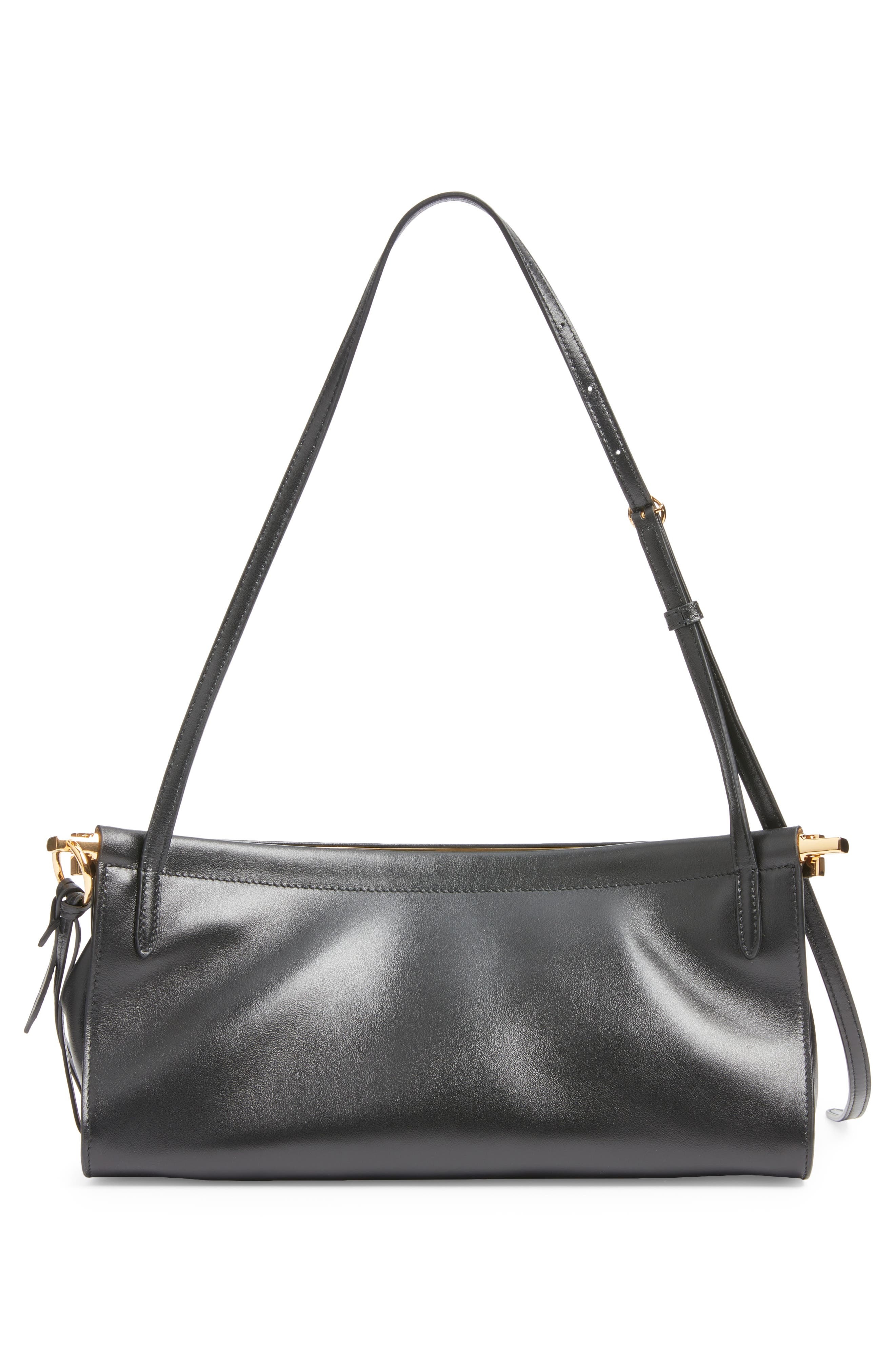 Alaïa Medium Le Click East/West Leather Shoulder Bag in Noir at Nordstrom - 3