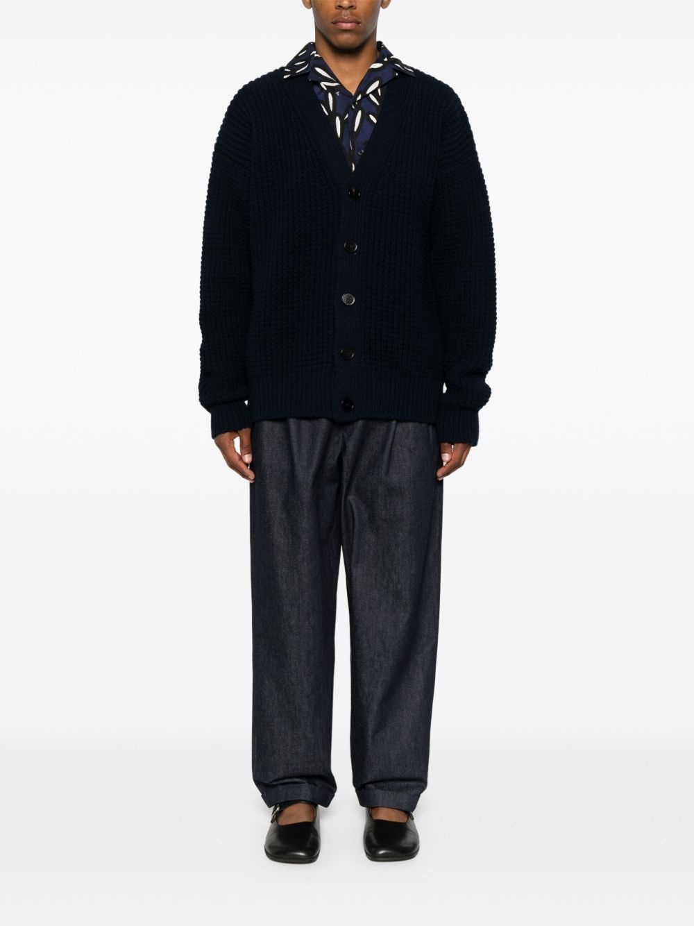 V-neck cardigan - 2