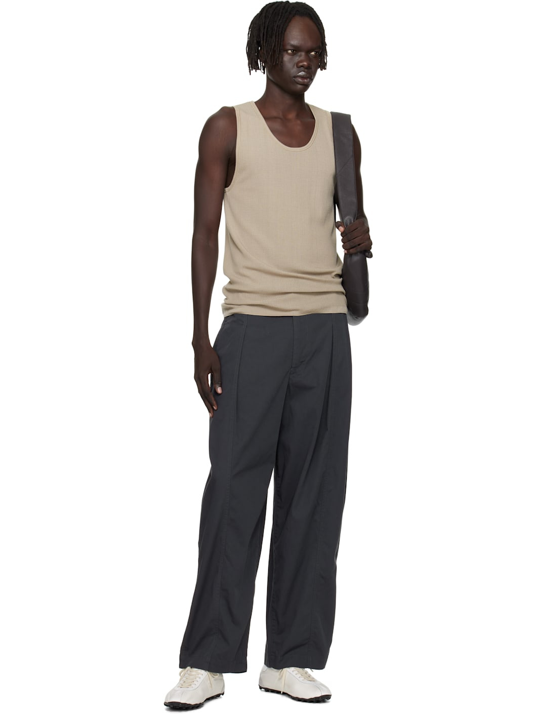 Gray Debardeur Tank Top - 4