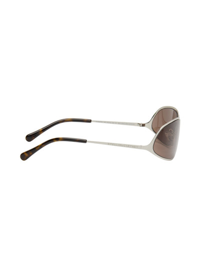 Stella McCartney Silver Oval Sunglasses outlook