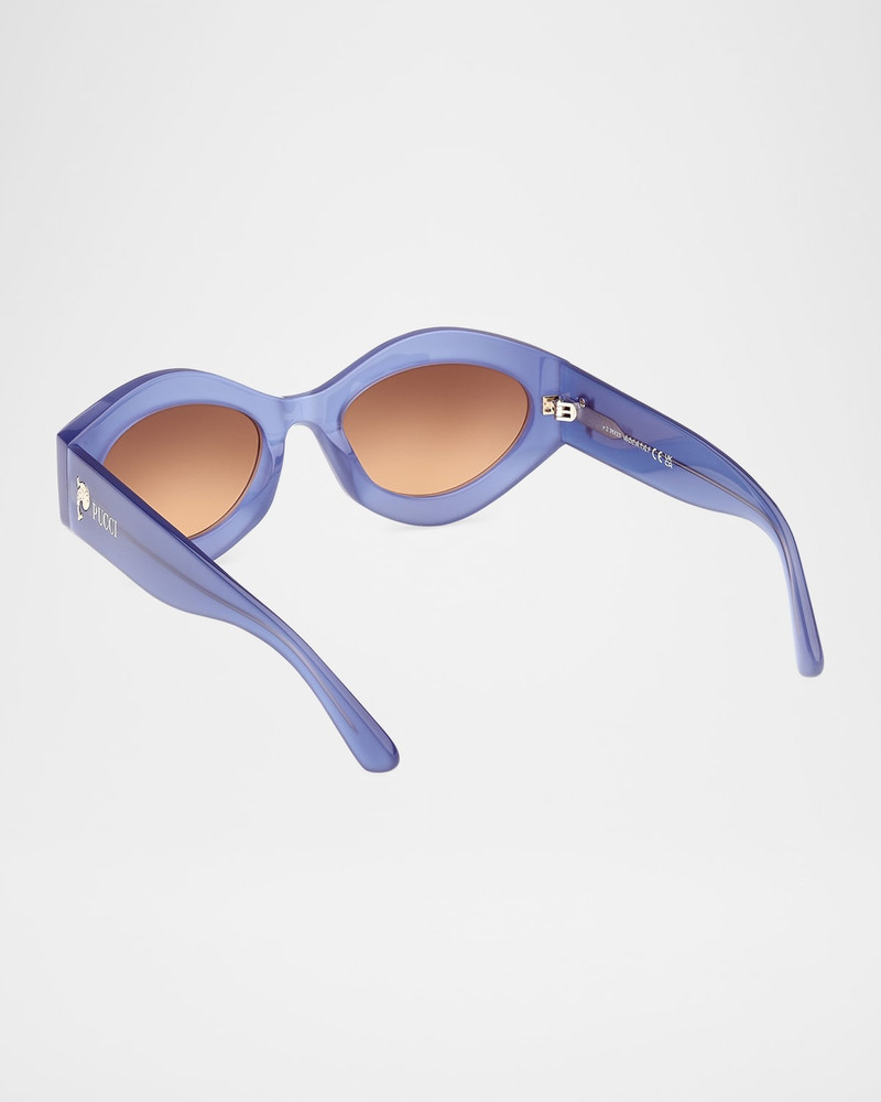 PUCCI Cat-Eye Acetate Sunglasses outlook
