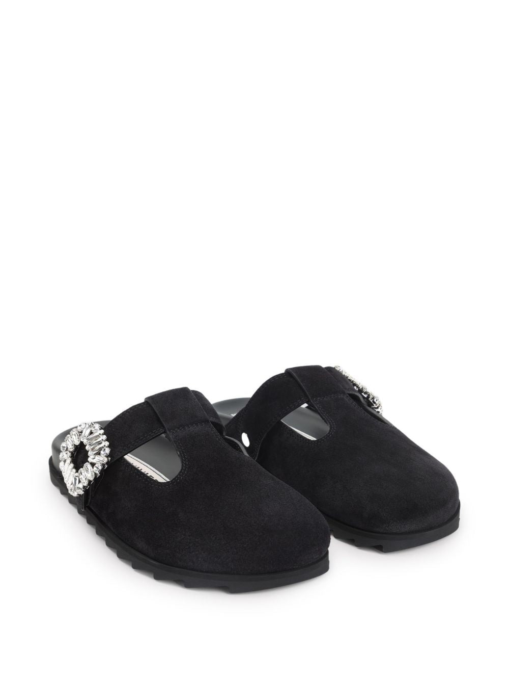 Roger Vivier Women Slidy Viv Leather Slippers - 4