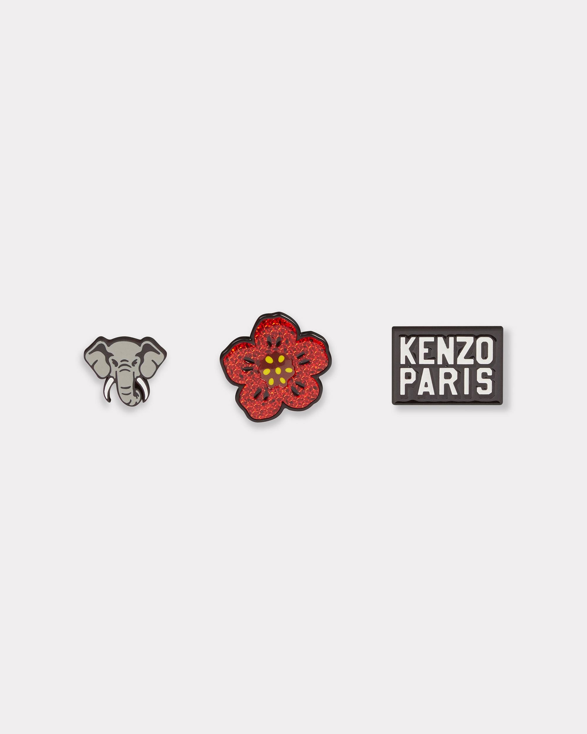 Set of 3 KENZO Stamp pins - 1