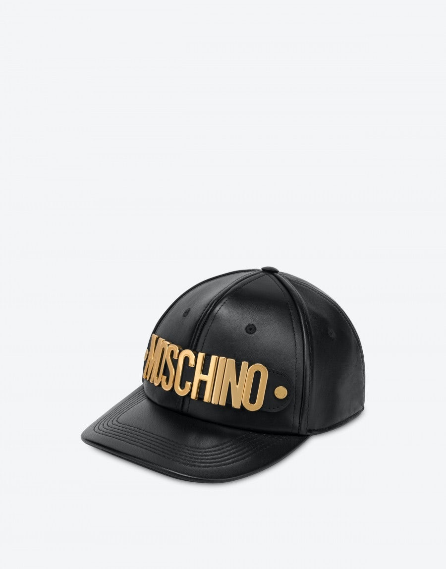 LETTERING LOGO NAPPA HAT - 3