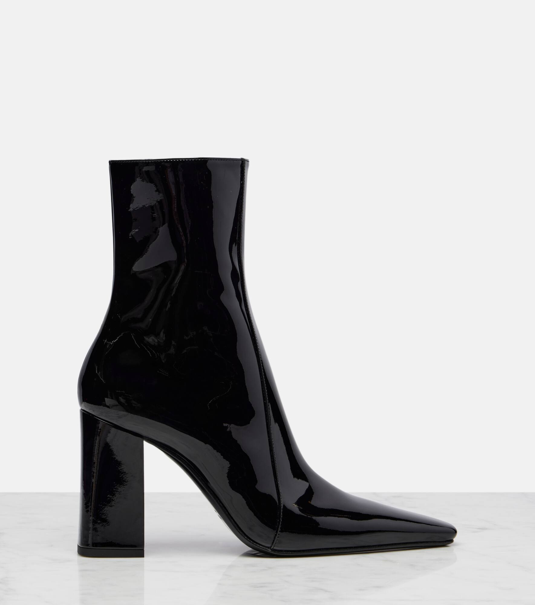 Rainer 90 patent leather ankle boots - 4
