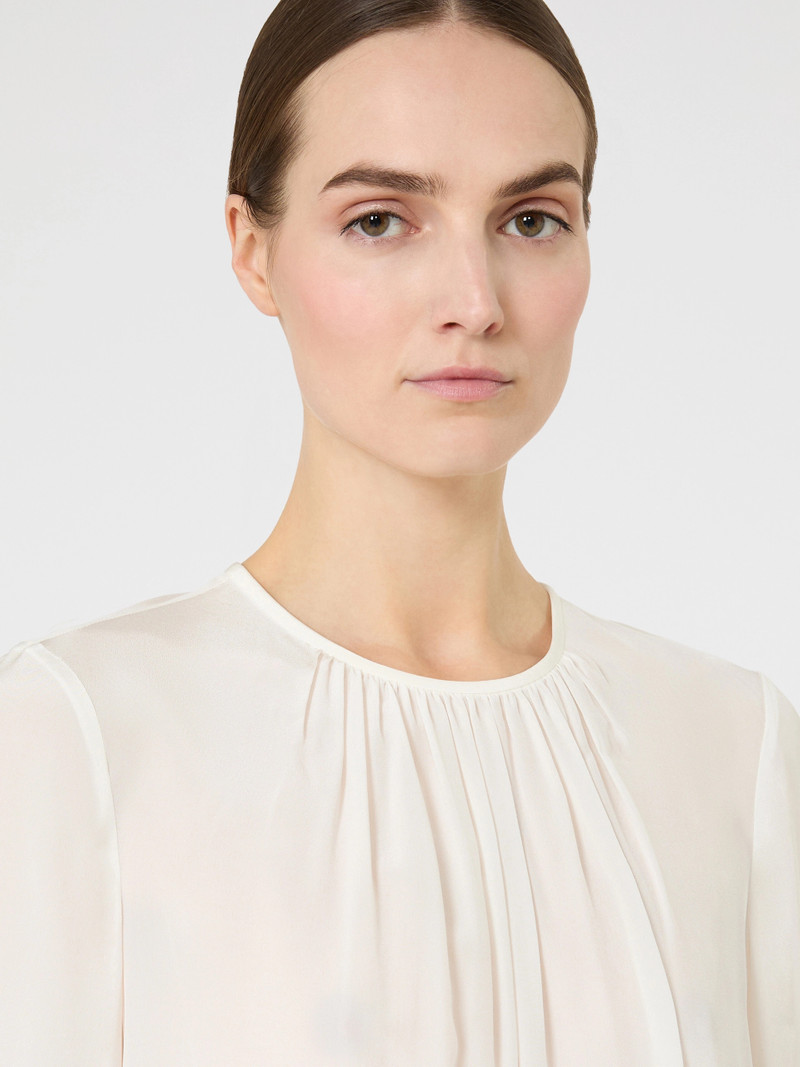 COLMO Silk crew-neck blouse - SILK 5