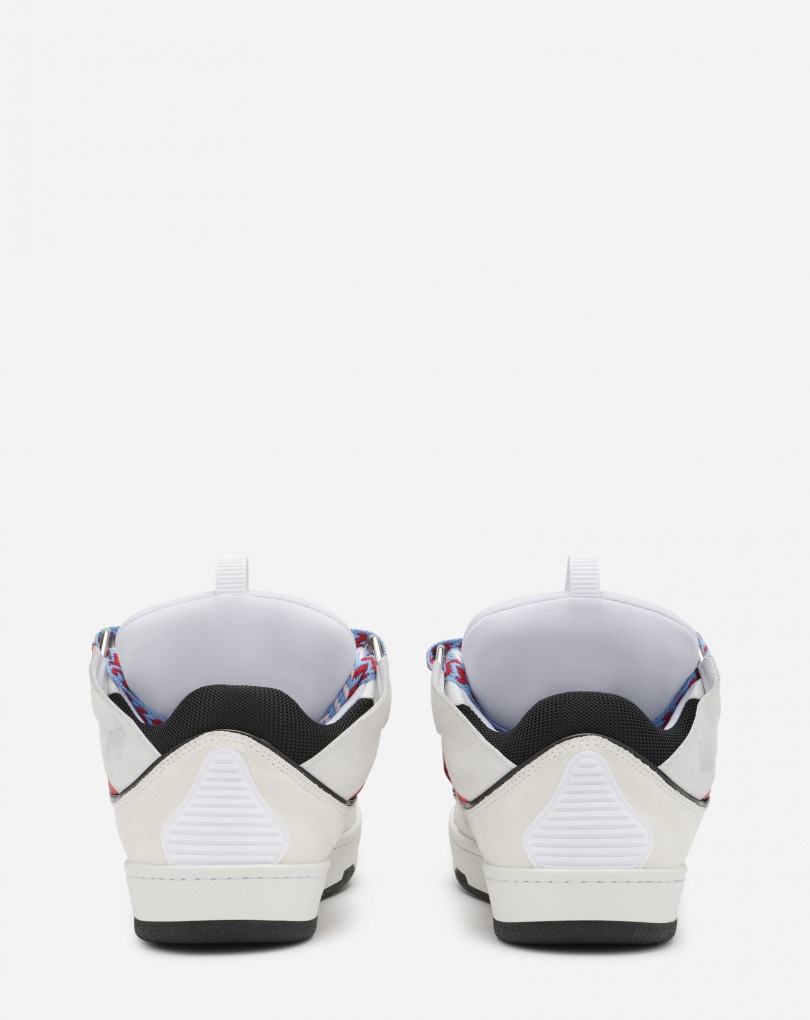 LEATHER CURB SNEAKER - 4