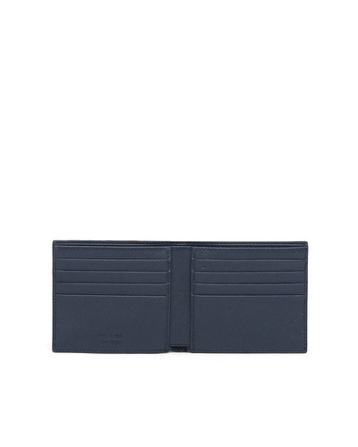 Prada Saffiano and crocodile leather wallet outlook