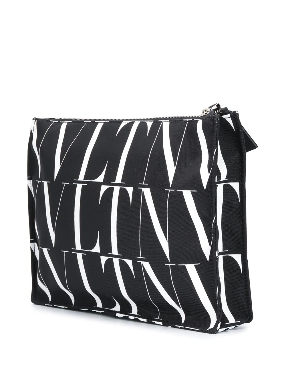 logo-print clutch bag - 3