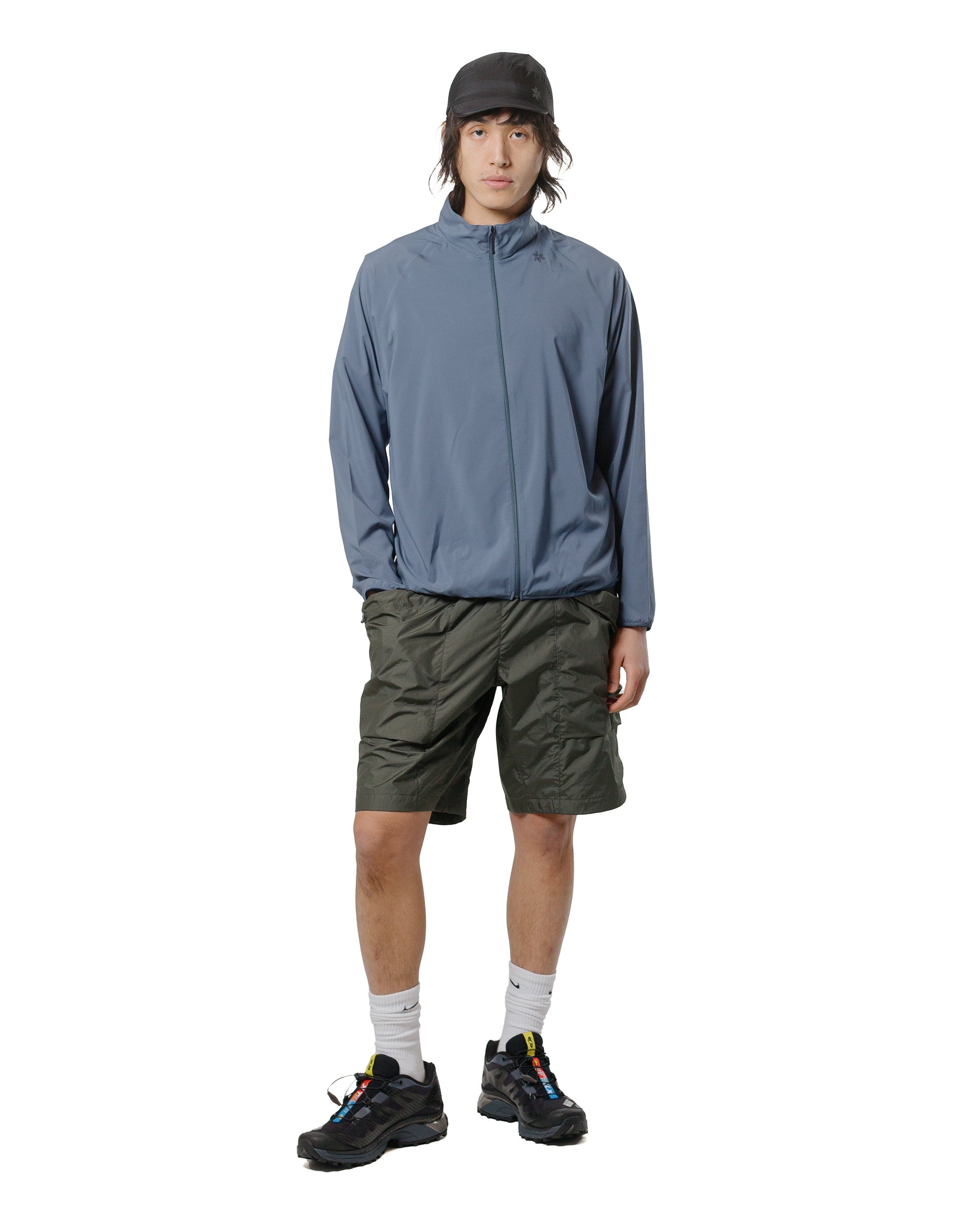 Floating Wind Shell Jacket Graphite Navy - 4