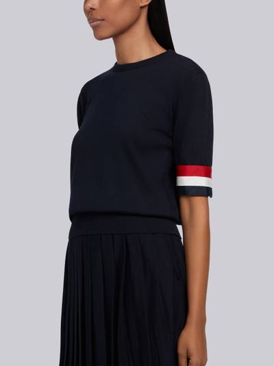 Thom Browne Rwb Cuff Fine Merino Tee outlook