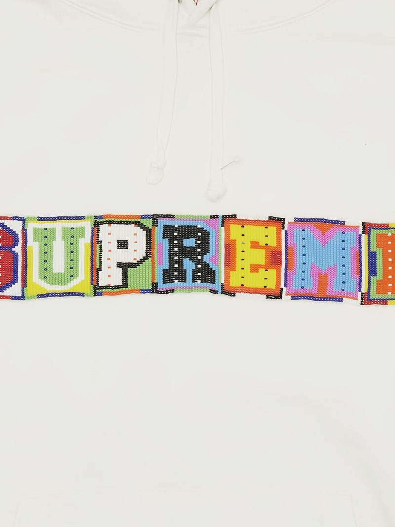 Supreme Beaded Harvard hoodie outlook