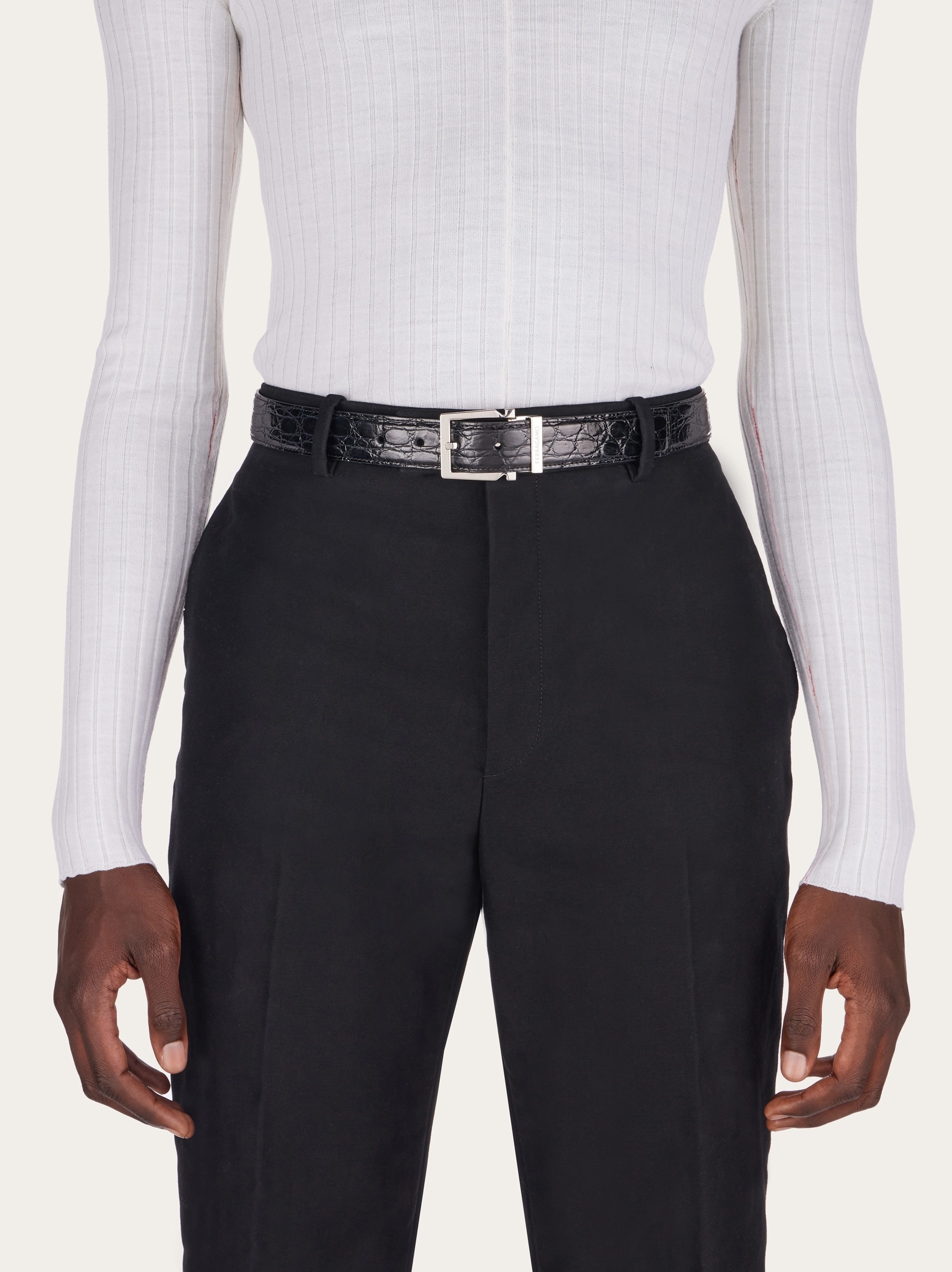 Adjustable Gancini belt - 4