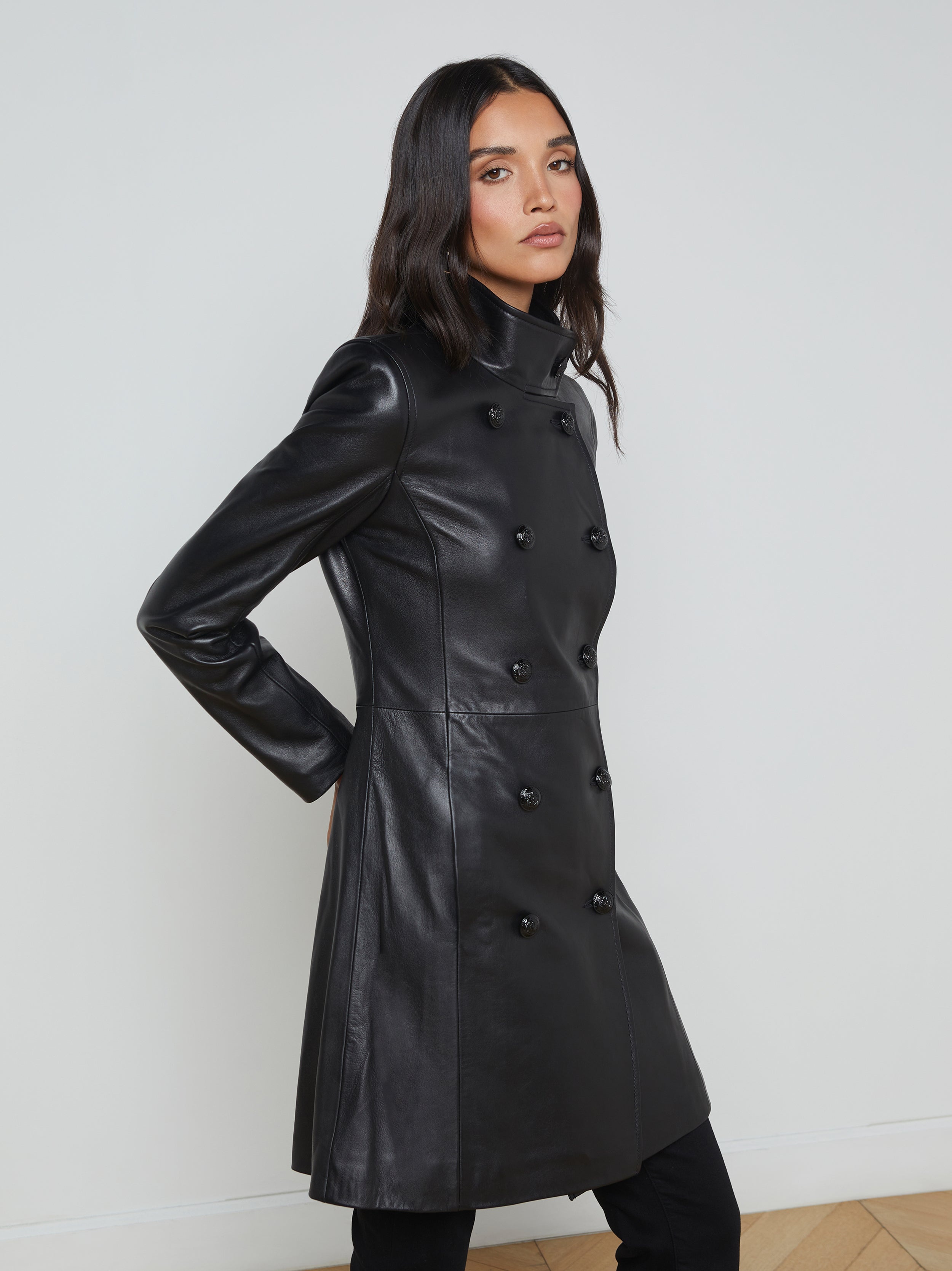 Lyon Leather Coat - 4