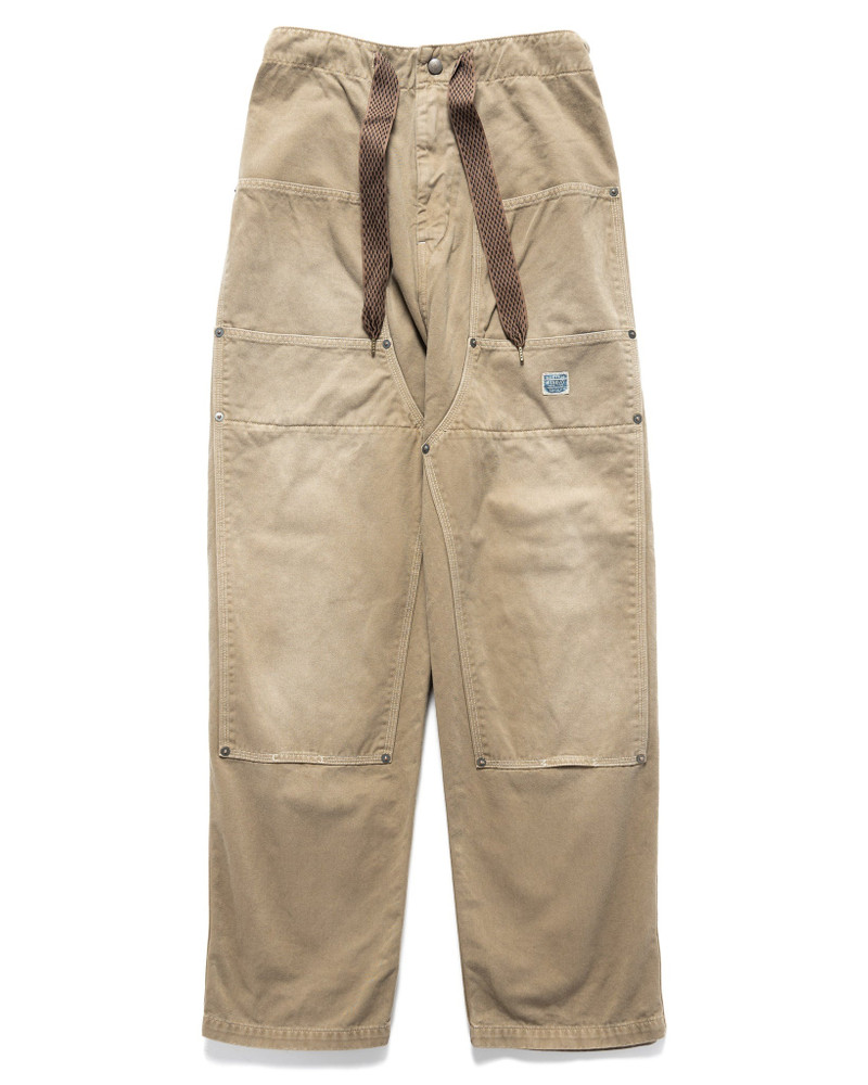 KATSURAGI COTTON W-KNEE EASY PANTS BEIGE 1