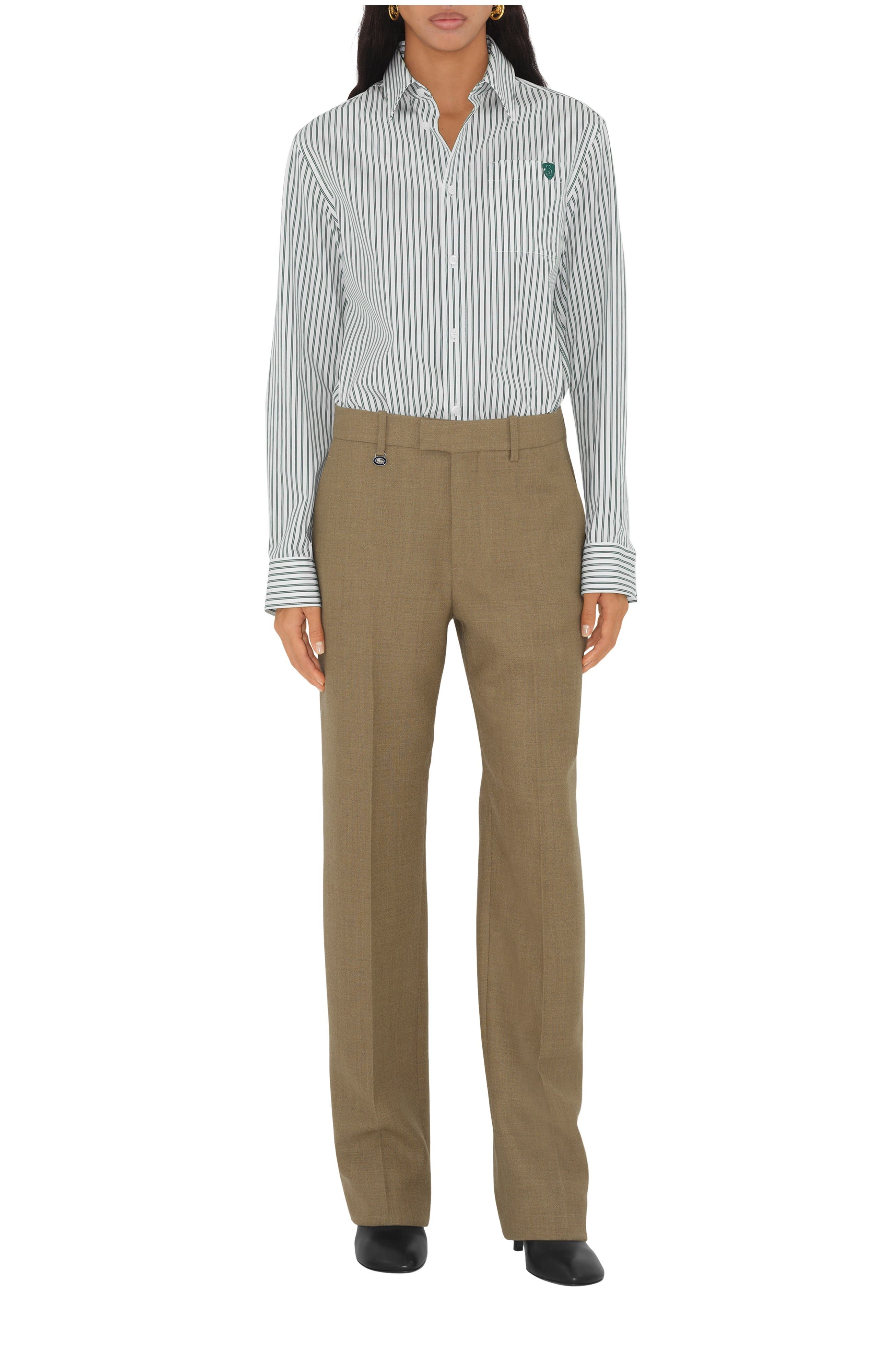 burberry Wool Tailored Trousers in Linden/mountain at Nordstrom - 2