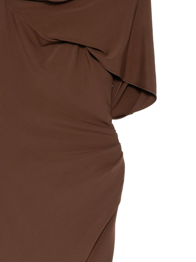 drape cowl asymmetric dress 3
