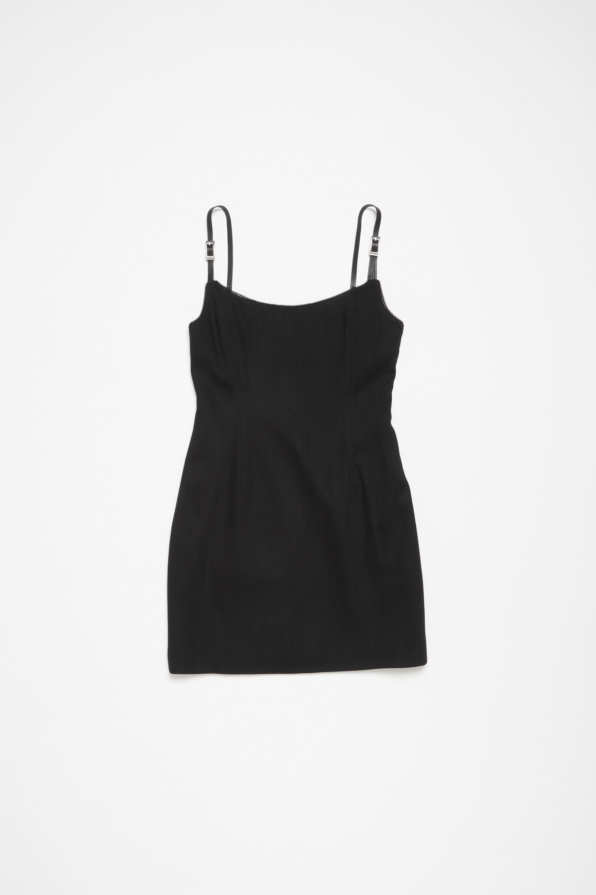 Strap dress - Black - 7
