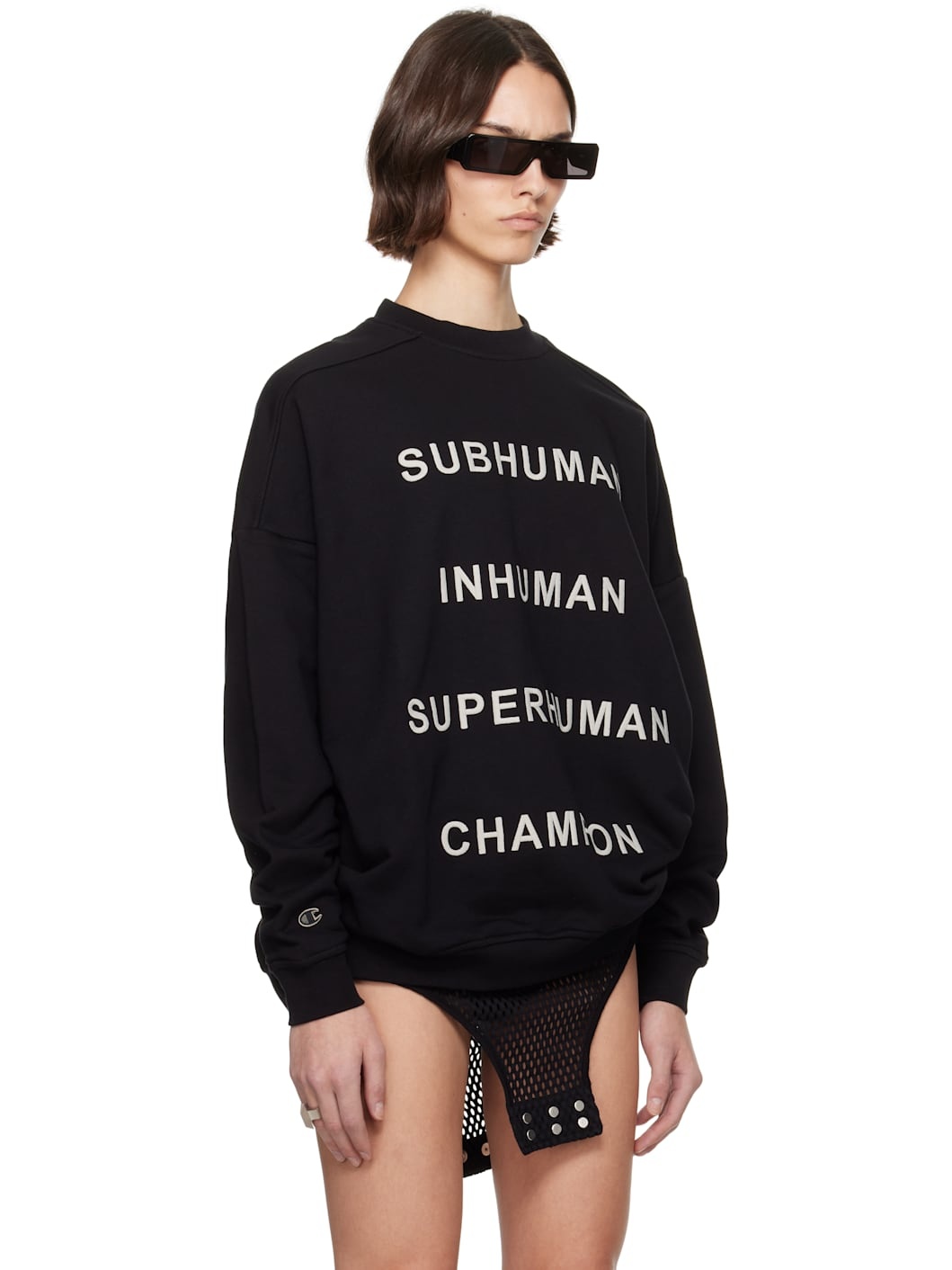 Black Champion Edition Jumbo Sweatshirt - 2