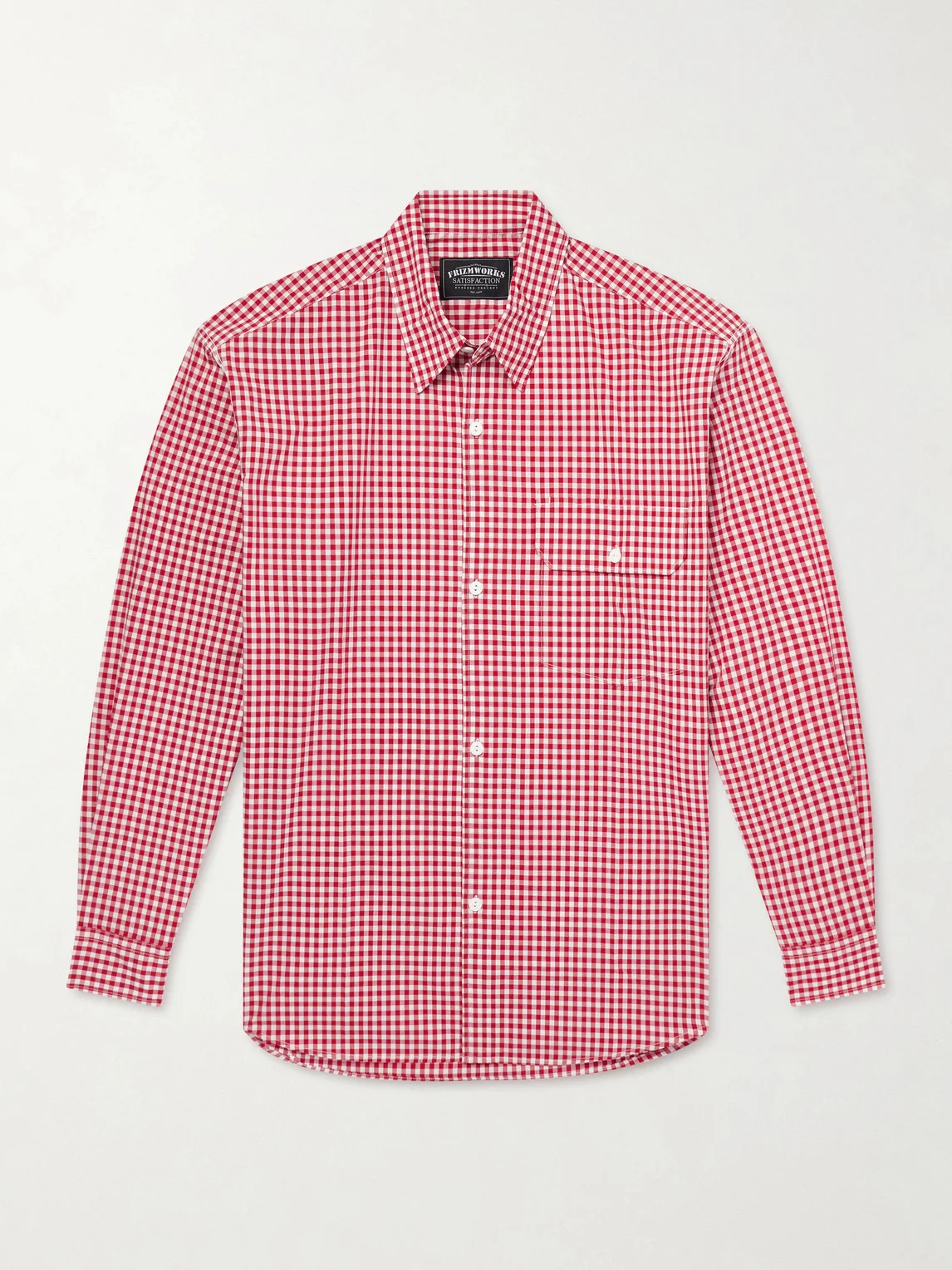 Ease Gingham Cotton Shirt - 1