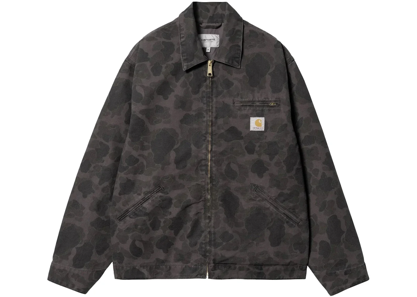 Carhartt WIP Duck Camo Detroit Jacket Green/Graphite - 1