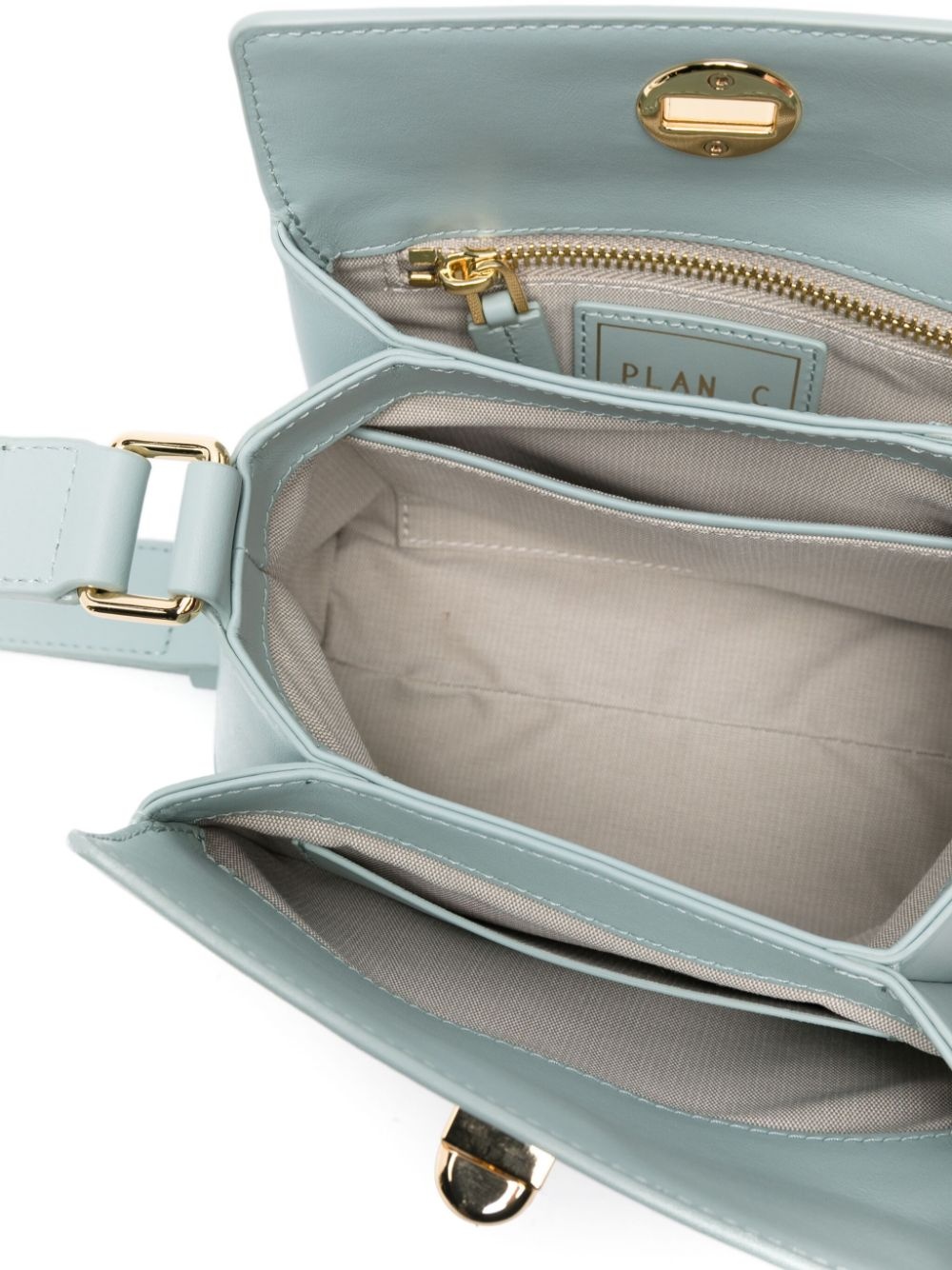 mini Folded leather shoulder bag - 5