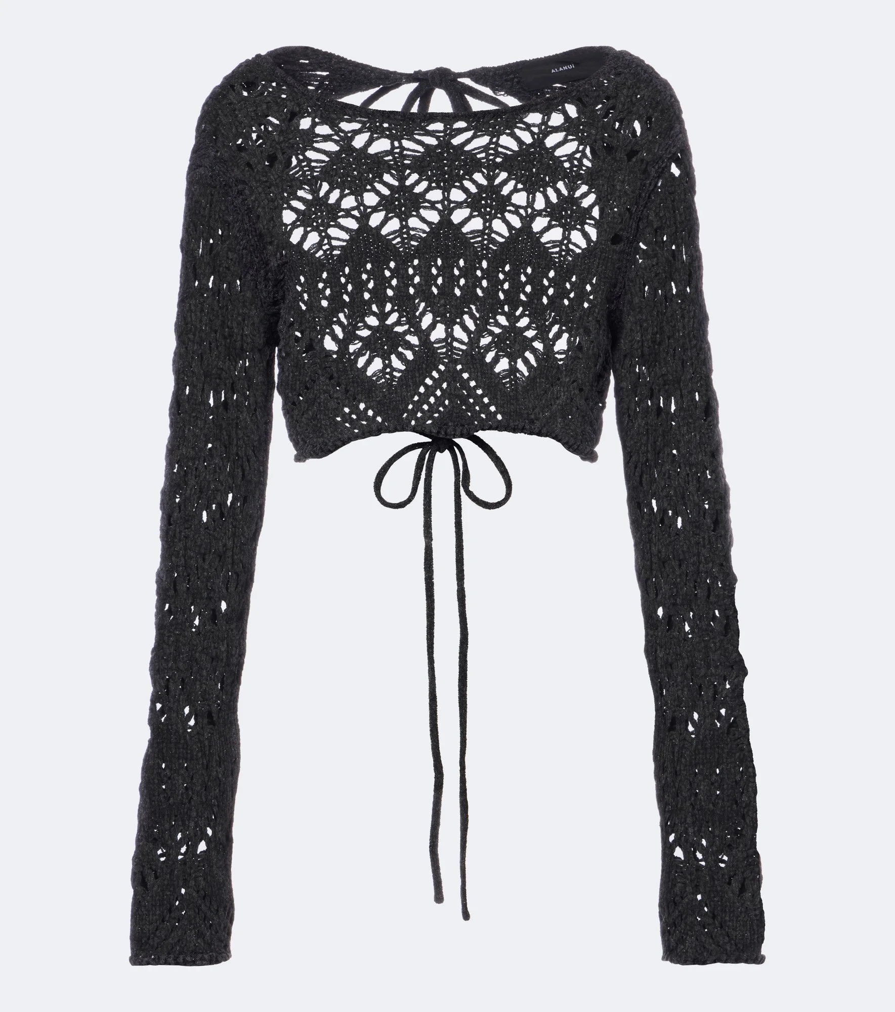 Time To Shine crochet open-back top - 1