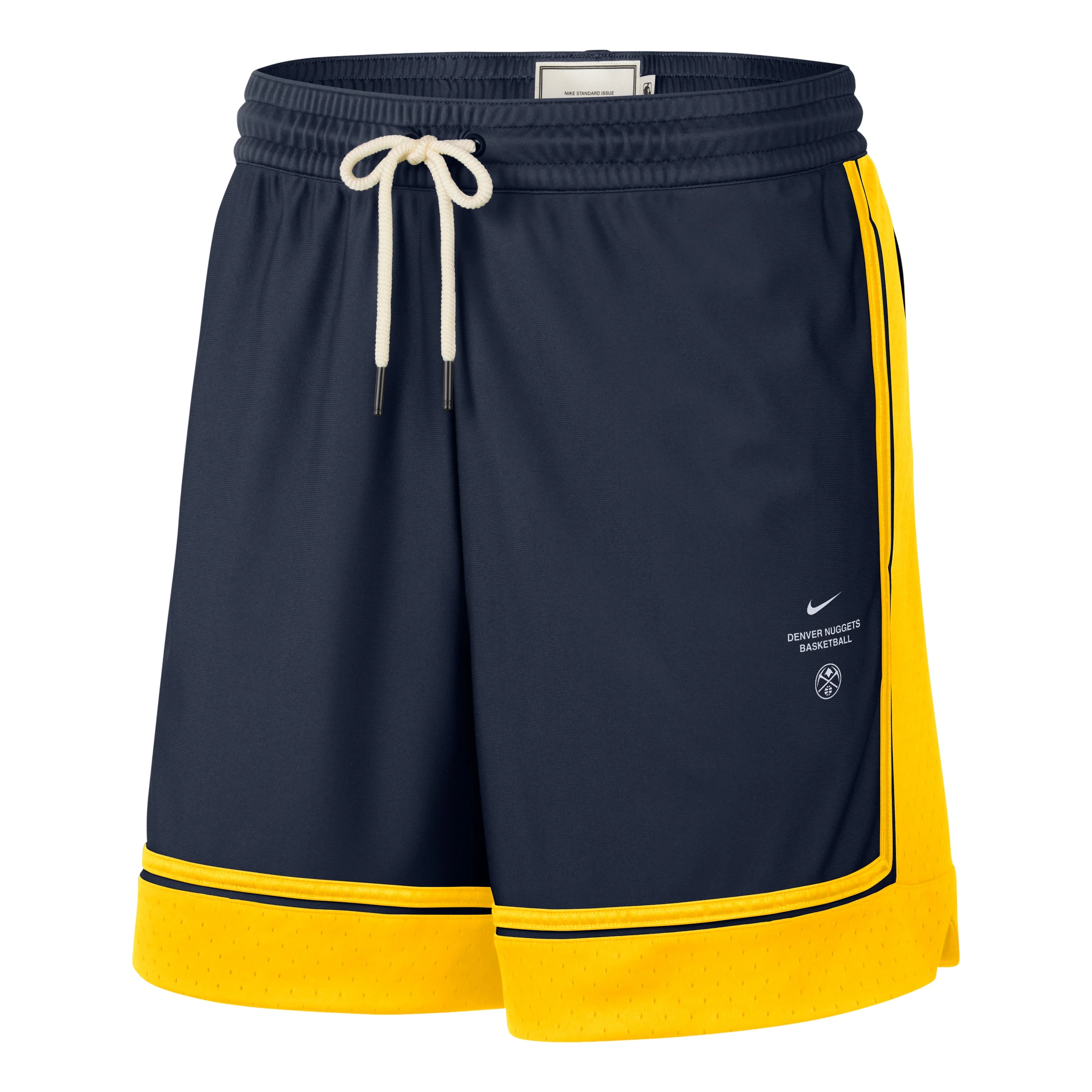 Nike Denver Nuggets Standard Issue 6" Shorts 'College Navy Amarillo' IQ1711-419 - 1