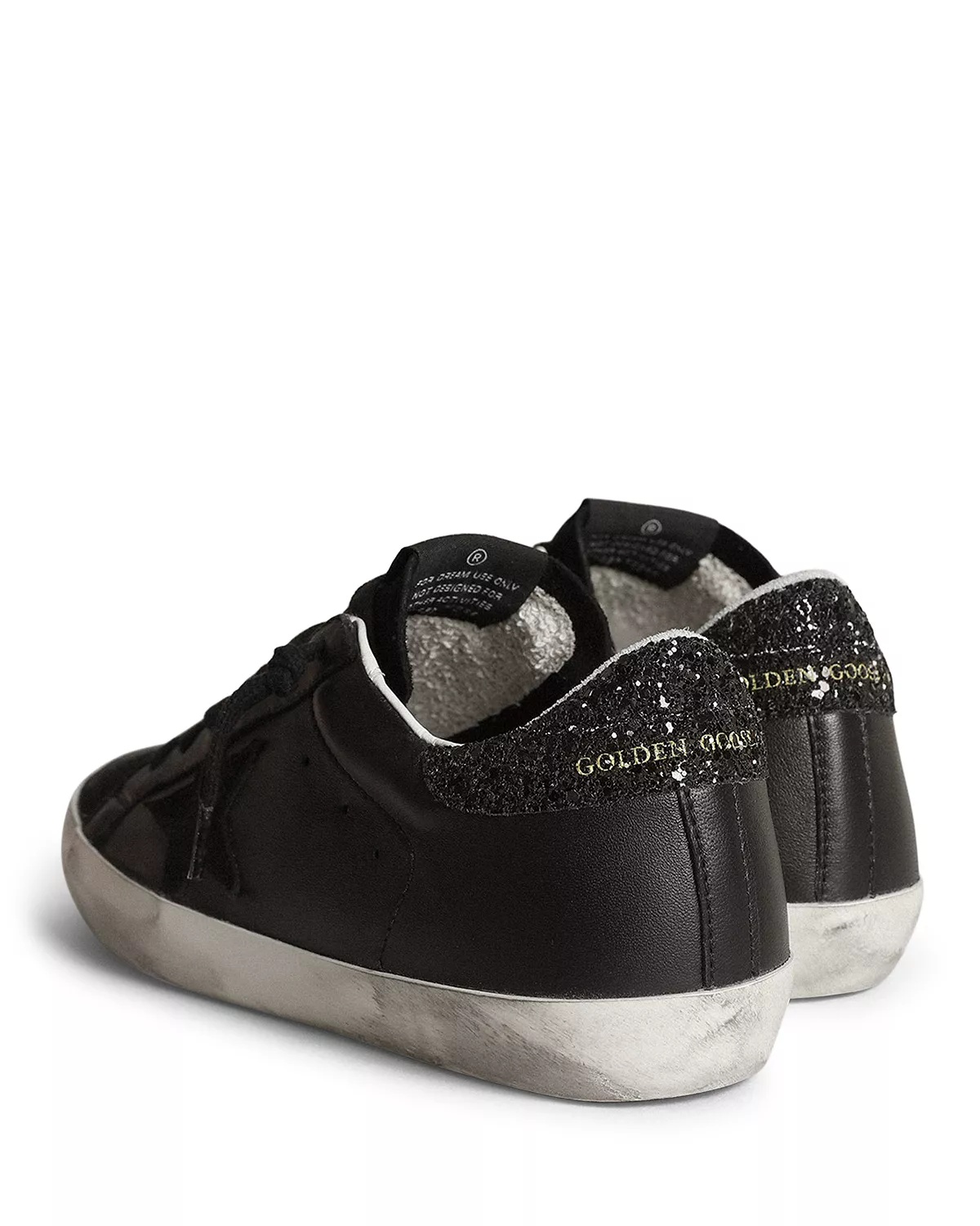 Women's Superstar Glitter Heel Low Top Sneakers - 3
