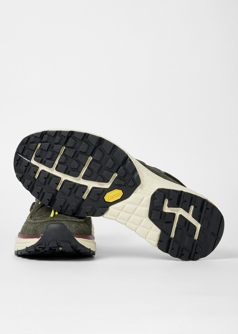 Paul Smith Khaki Suede 'Cruze' Shoes outlook