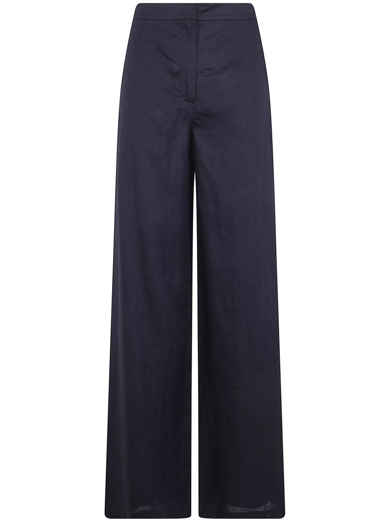 'Tapioca' Linen Classic Trousers 1