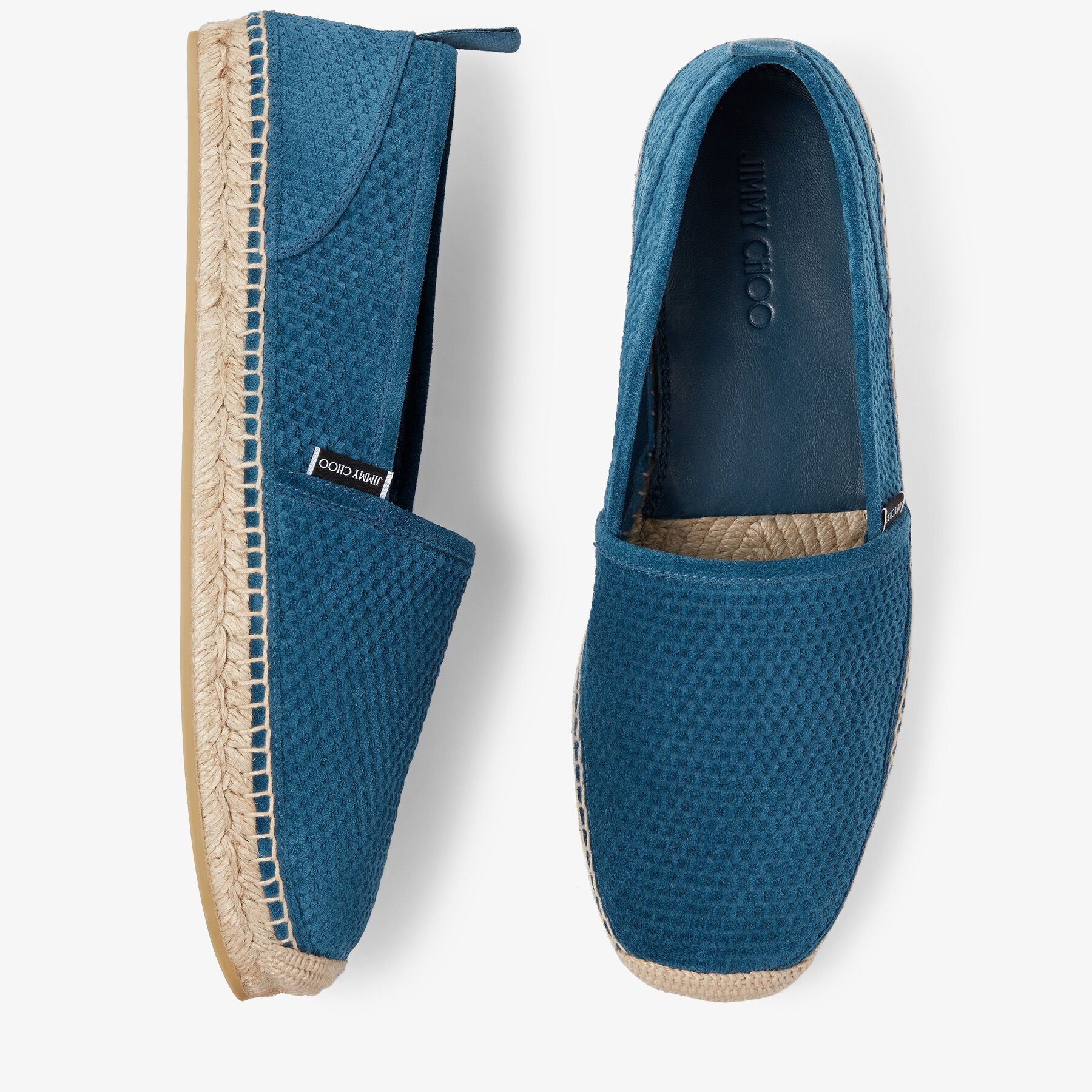 Egon
Prussian Woven Embossed Suede Espadrilles - 5
