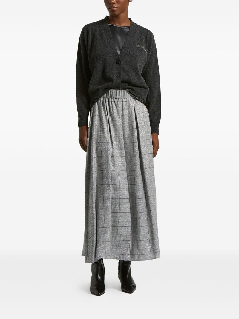 PESERICO button embellished cardigan outlook