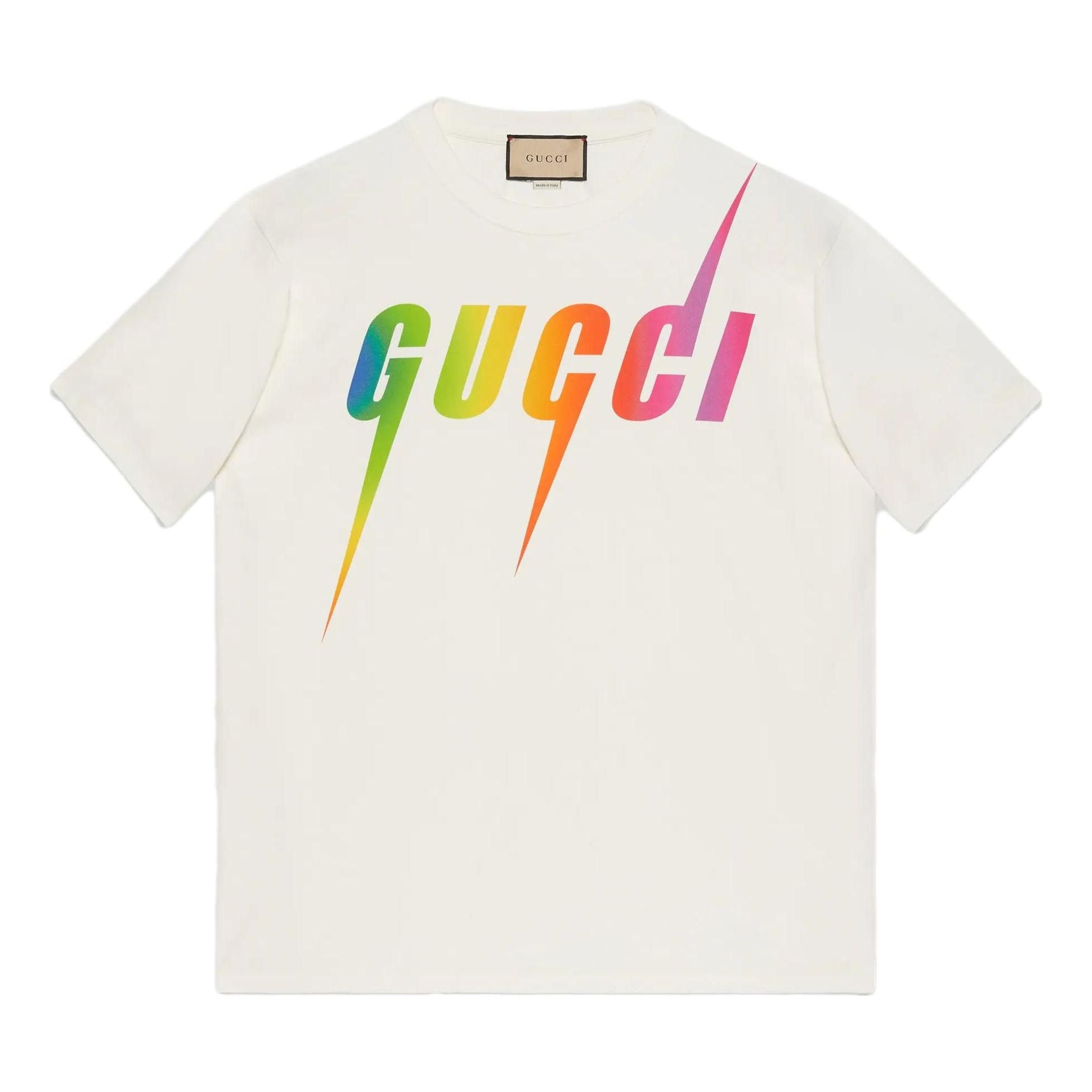 Gucci print cotton T-shirt 'off white' 616036-XJFF9-9095 - 1