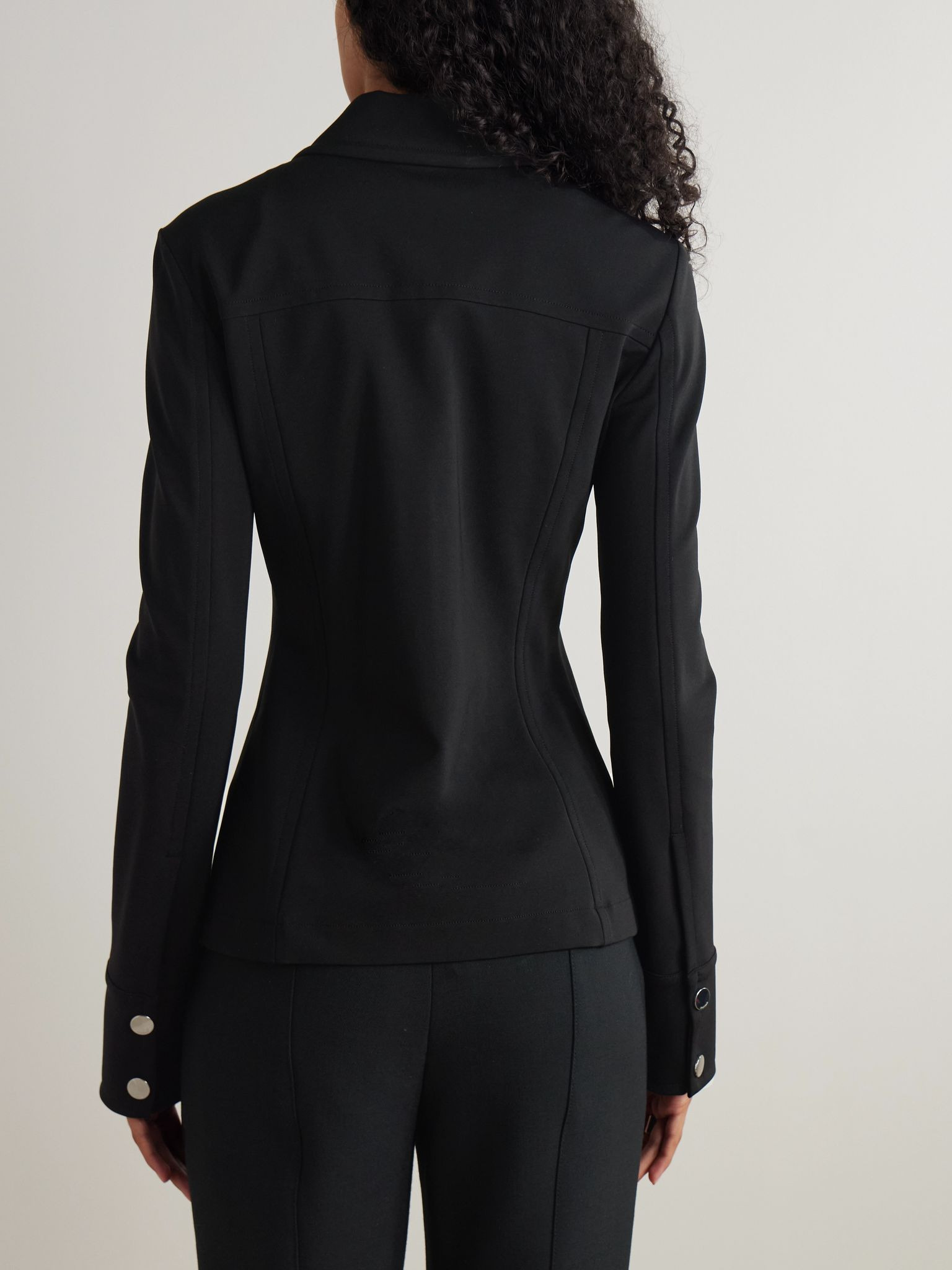 Wells crepe jacket Black - 3