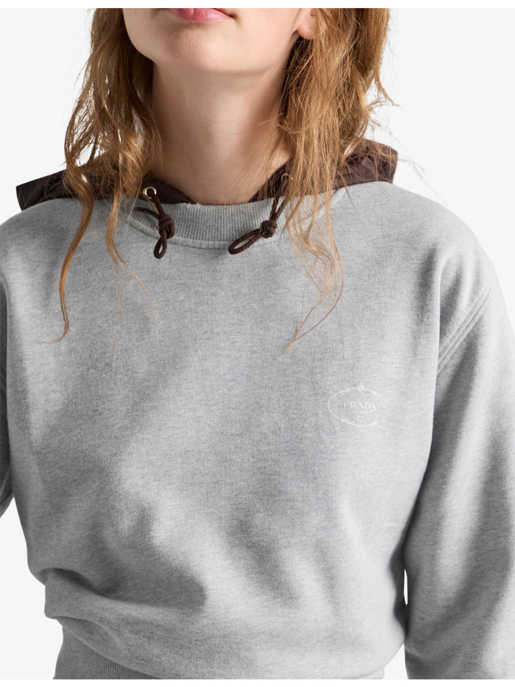 Logo-Print Round-Neck Cotton Sweatshirt - 5