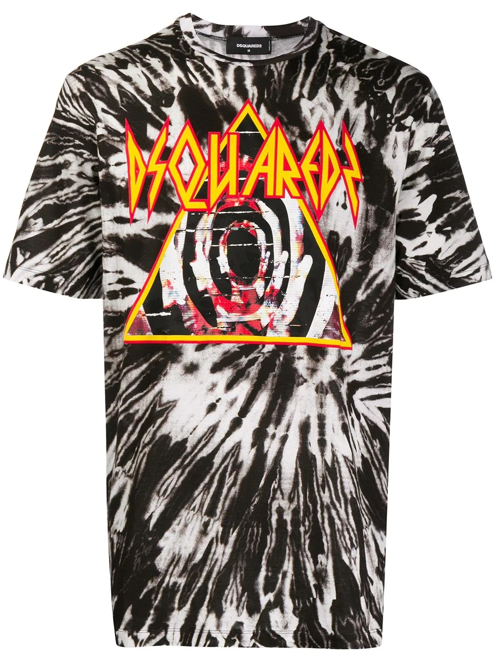 tie-dye printed T-shirt - 1