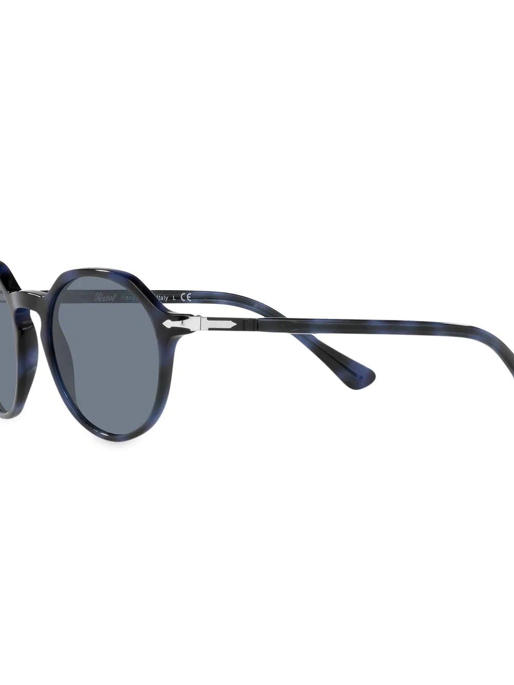 tortoiseshell-effect round-frame sunglasses - 3