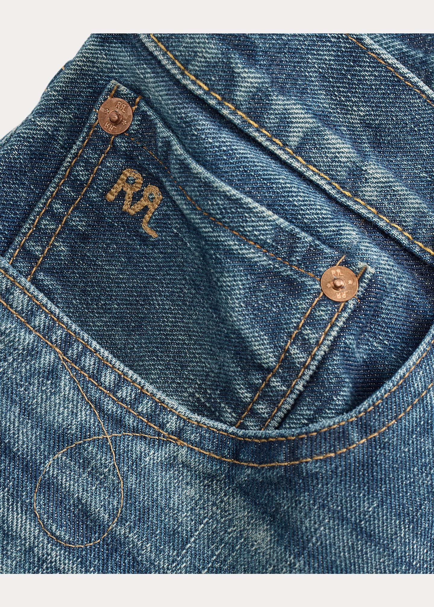 Slim Boot Sutton Repaired Selvedge Jean - 4