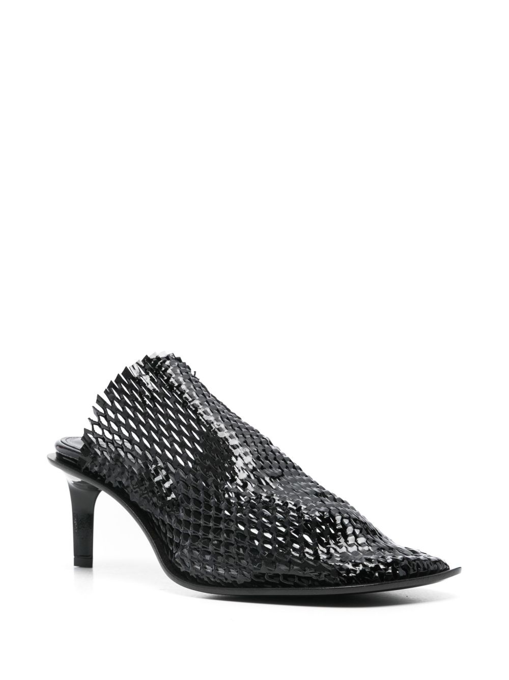 55mm mesh-design mules - 2