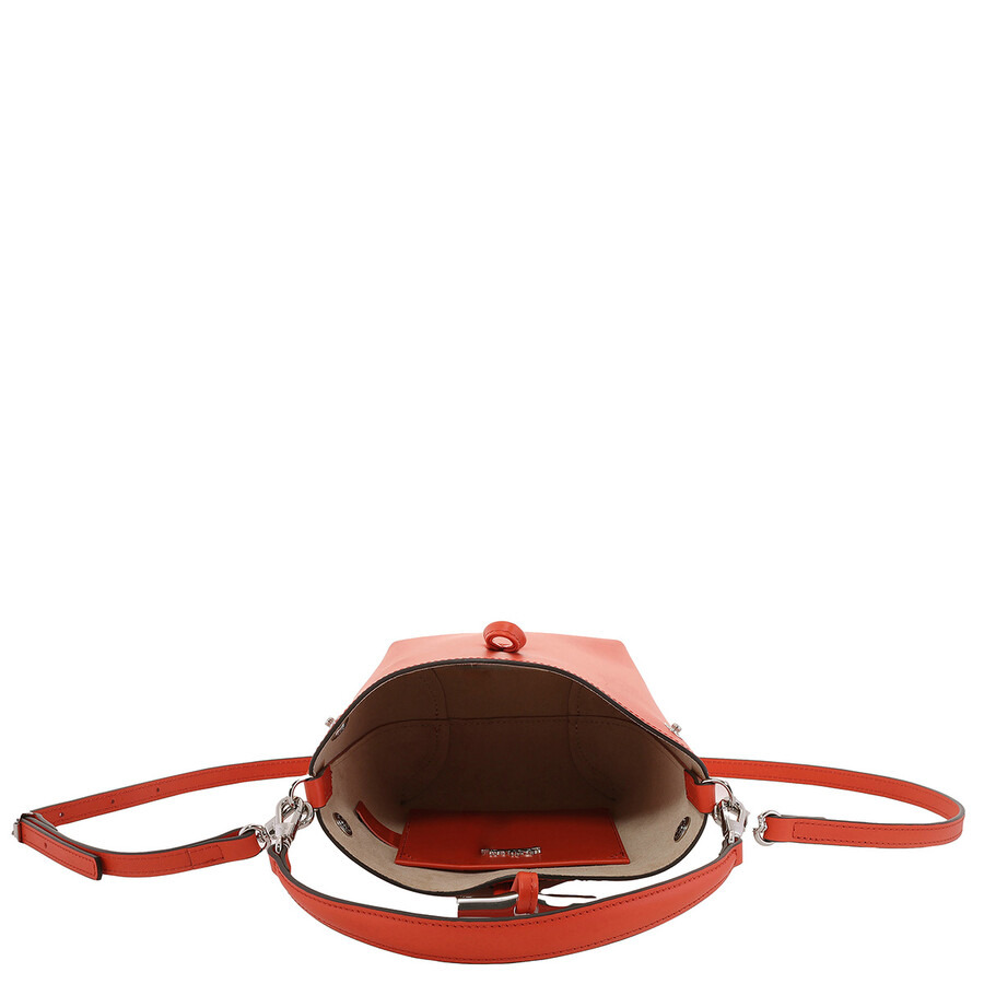 Longchamp Le Roseau XS Leather Bucket Bag - Paprika - 5
