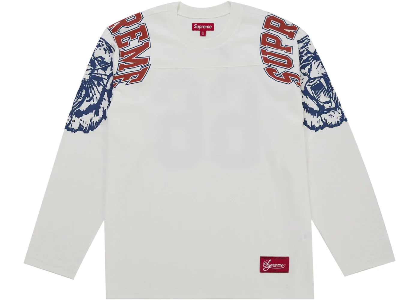Supreme Mascot L/S Football Top White - 1