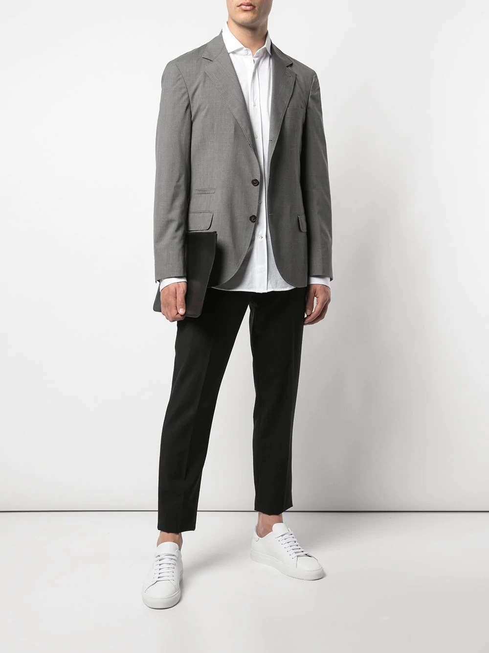 V-neck suit jacket - 2