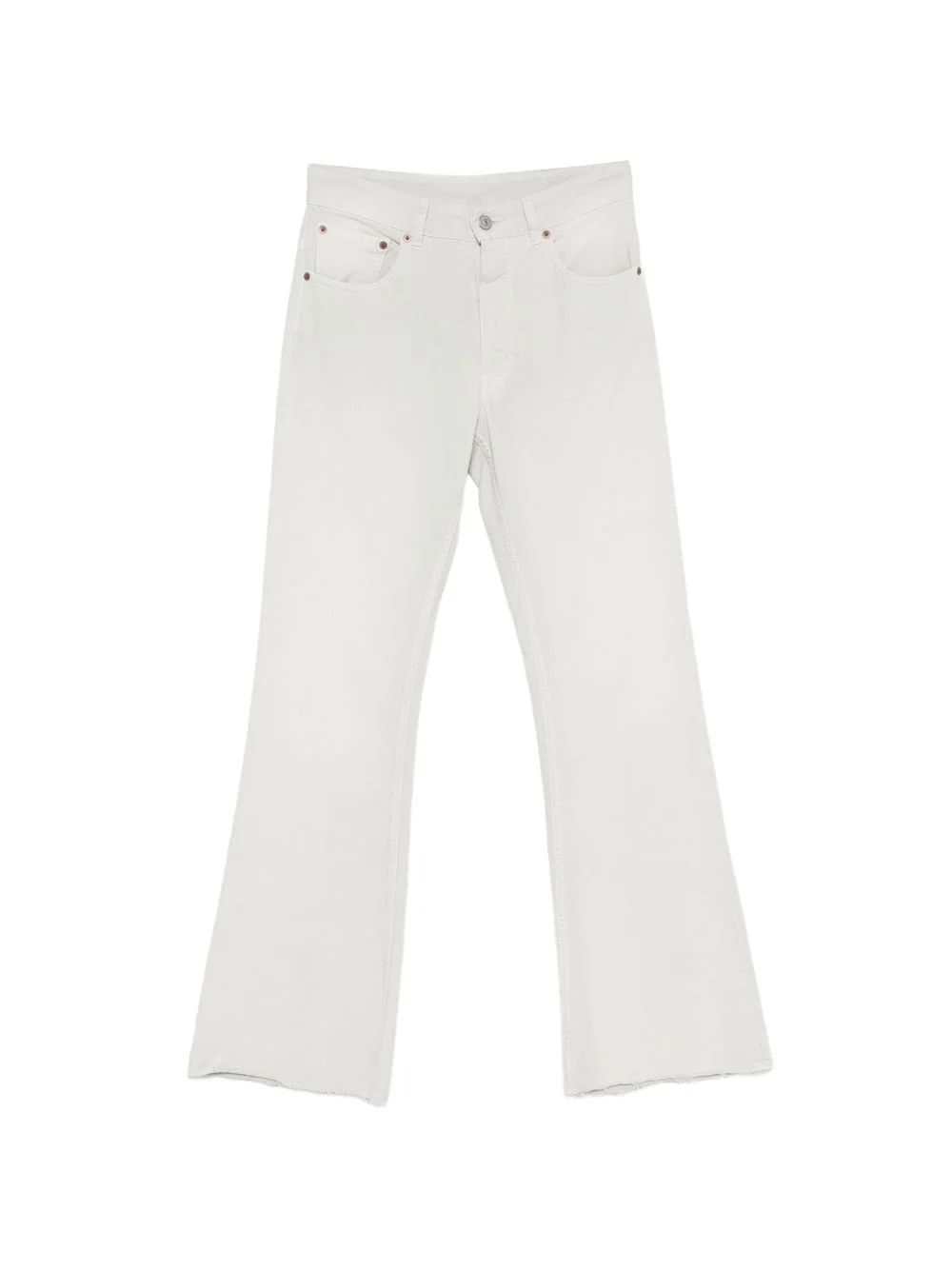 raw-cut flared jeans - 1