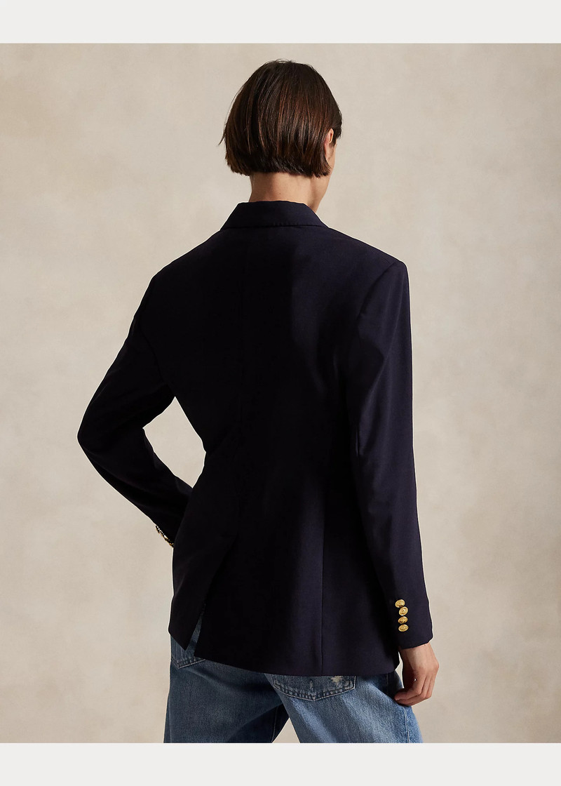 Double-Breasted Stretch Wool Blazer 4